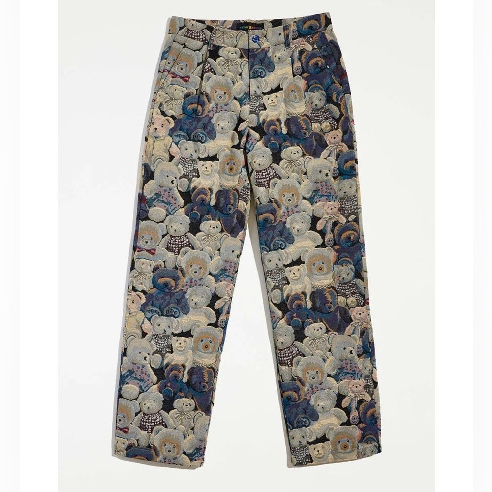 Teddy Fresh Men's Tapestry Trouser Pant Size 30